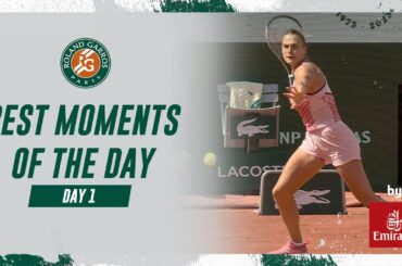 Best moments of the day #1 | Roland-Garros 2023