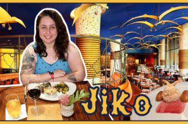 My FAVOURITE Disney World SIGNATURE Restaurant | JIKO The Cooking Place 2023 | ANIMAL KINGDOM LODGE