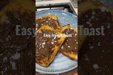 Easy French Toast Breakfast Recipe #breakfast #frenchtoast #asmr #cookingvideo #breakfastrecipe