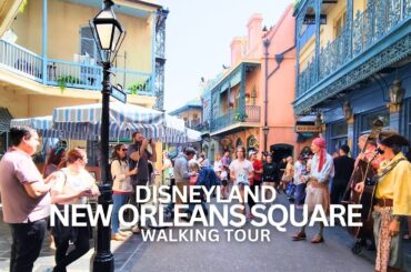 Exploring Disneyland's New Orleans Square Walking Tour #neworleanssquare #disneyland #disney