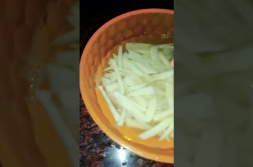 french fries home recipe #recipes #frenchfries #shorts #cooking