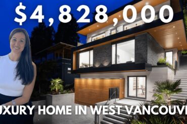 Inside this $4,828,000 Luxury Home in West Vancouver, BC Canada | Home Tour