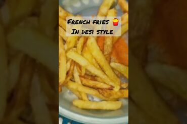 French Fries in Desi style l #viral #jeevni'skitchen #food  recipe#ytshorts#foodies #cookingchanne