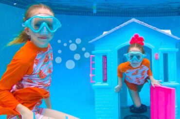 Nastya and her example of good behavior for kids