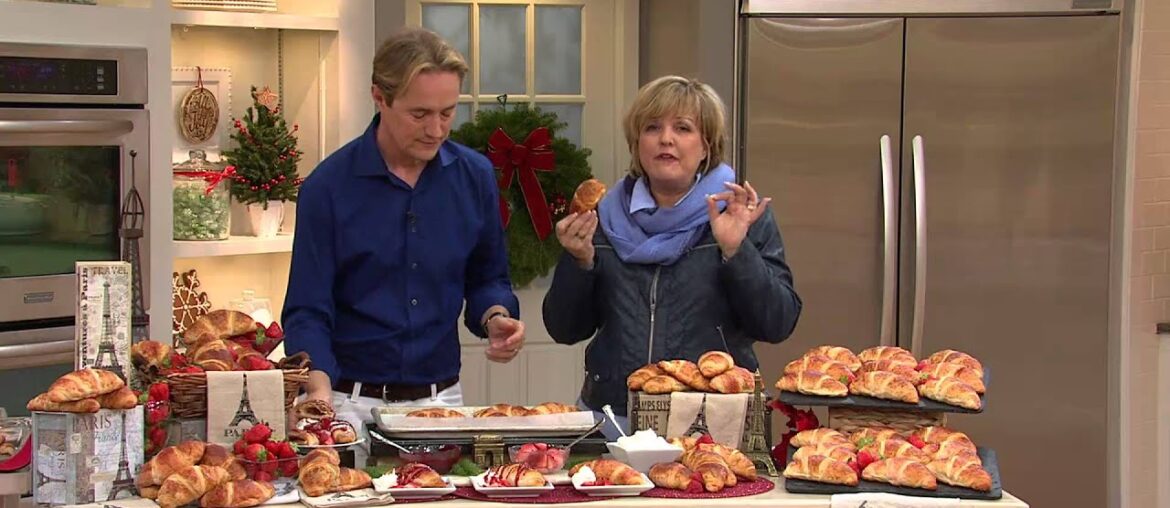 Ship Week 12/8 Authentic Gourmet (18) Strawberry Croissants with Carolyn Gracie