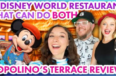 Get You a Disney World Restaurant That Can Do BOTH -- Topolino's Terrace Review