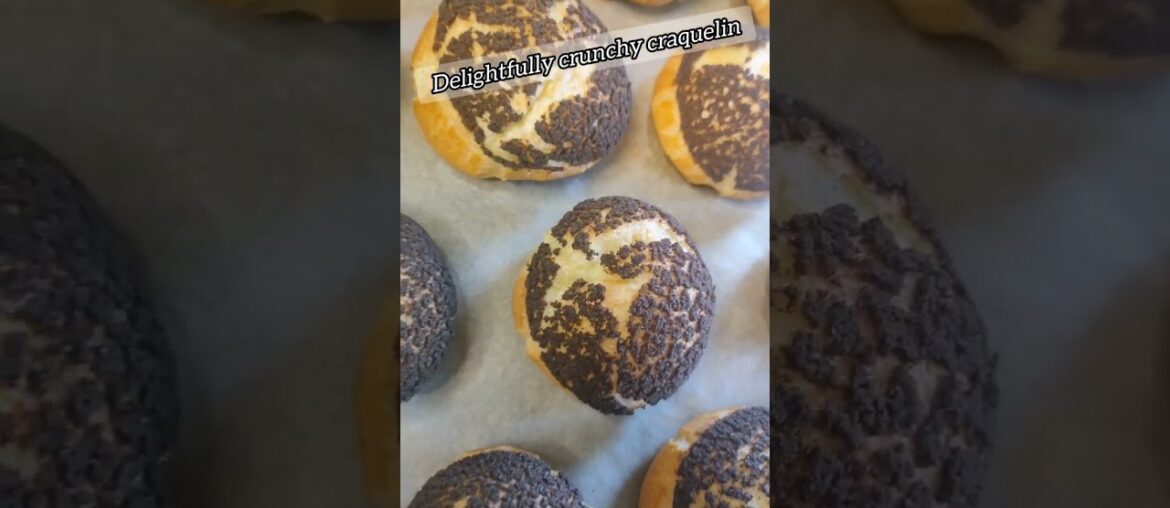 french patisserie.. choux au craquelin .. foolproof recipe