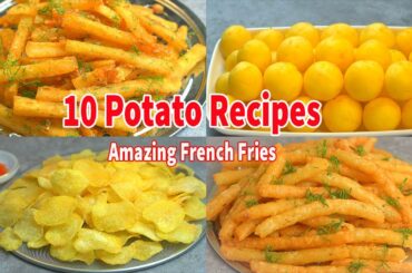 10 Easy Potato Recipes! Collections! French Fries, Potato Sticks, Bubble Potato