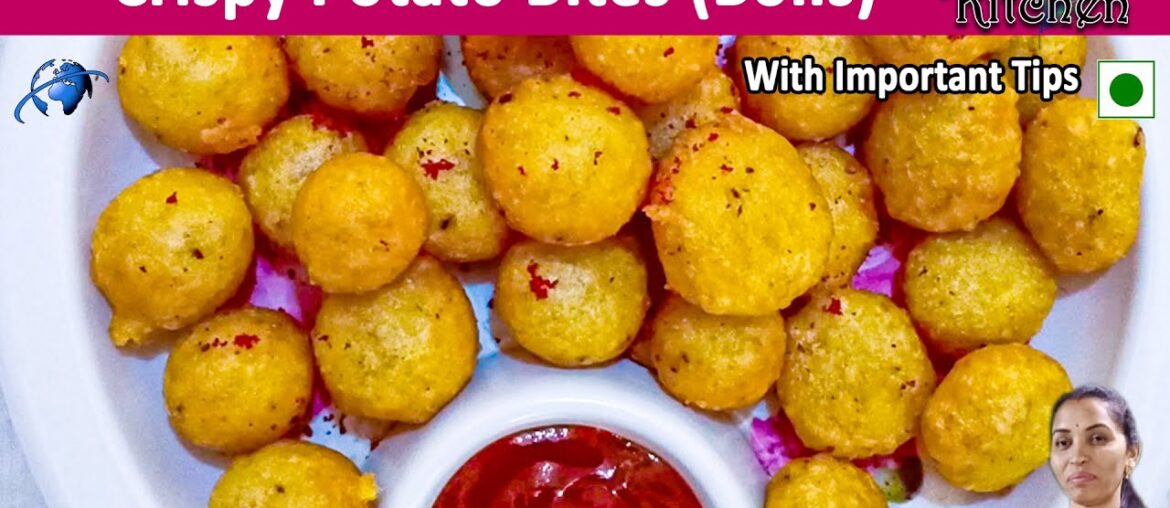 Crispy Potato Bites Recipe | Potato Bolls | Crispy French Fries | Potato Snacks | Amazing Recipe.