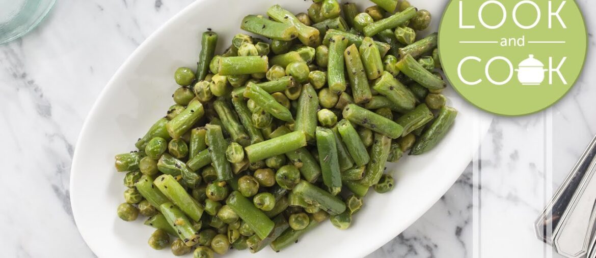 French beans and peas recipe - Look and Cook step by step recipes | How to cook