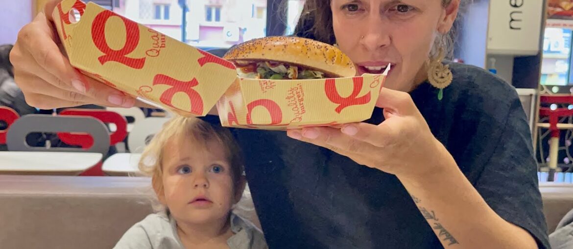 Trying Moroccan Fast Food Chain in Marrakech Morocco