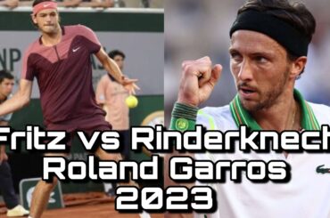Taylor Fritz vs Arthur Rinderknech Full Highlights - Roland Garros 2023