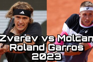 Alexander Zverev vs Alex Molcan Full Highlights - Roland Garros 2023