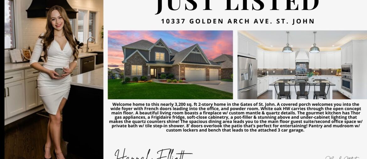 JUST LISTED | The Gates of St. John IN Home For Sale | 10337 Golden Arch Ave. St. John IN 46373 JUST LISTED | The Gates of St. John IN Home For Sale | 10337 Golden Arch Ave. St. John IN 46373