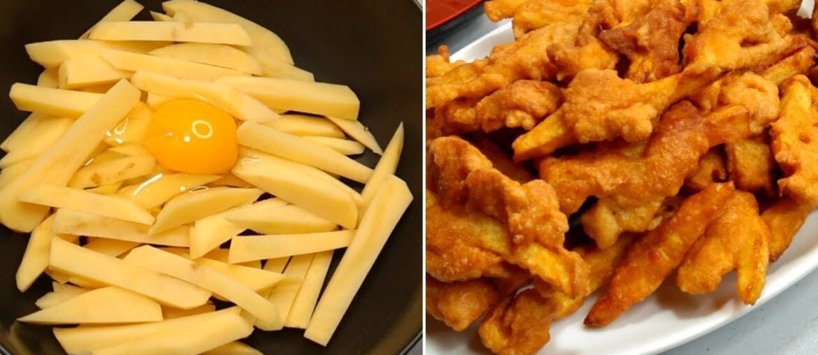 Crispy Egg French Fry Recipe | Egg Snacks Recipe | Easy & Delicious Egg French Fries | Toast log