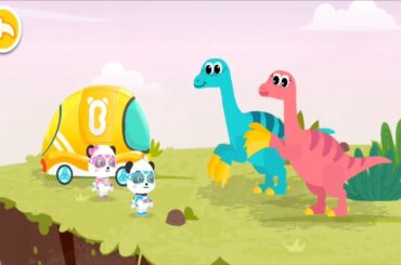 Baby Panda Dinosaurus Gameplay |  Kids Babybus Cartoon