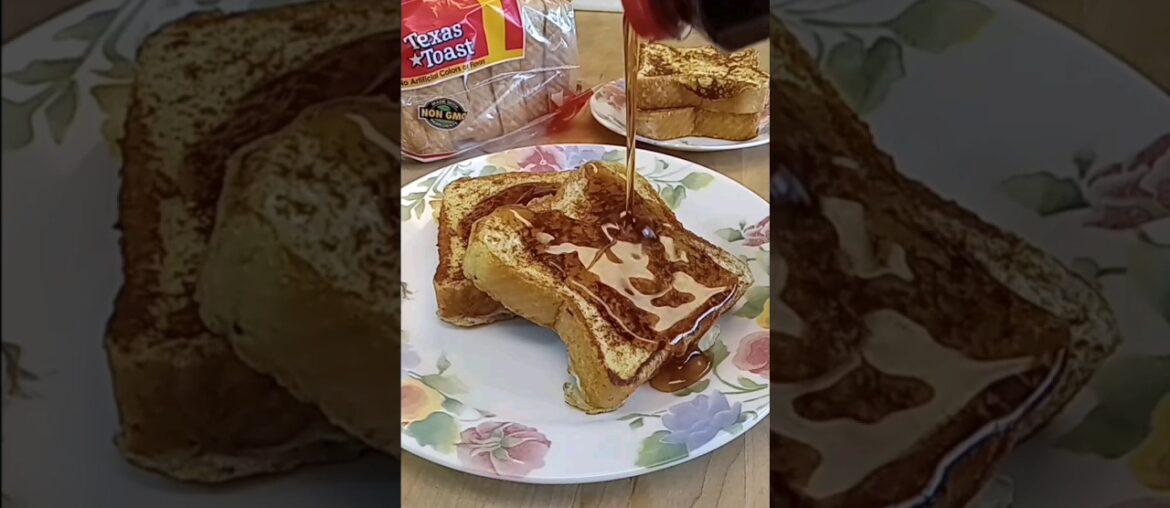 Texas Toast French Toast #breakfast #sweet #eating #short Texas Toast French Toast #breakfast #sweet #eating #short