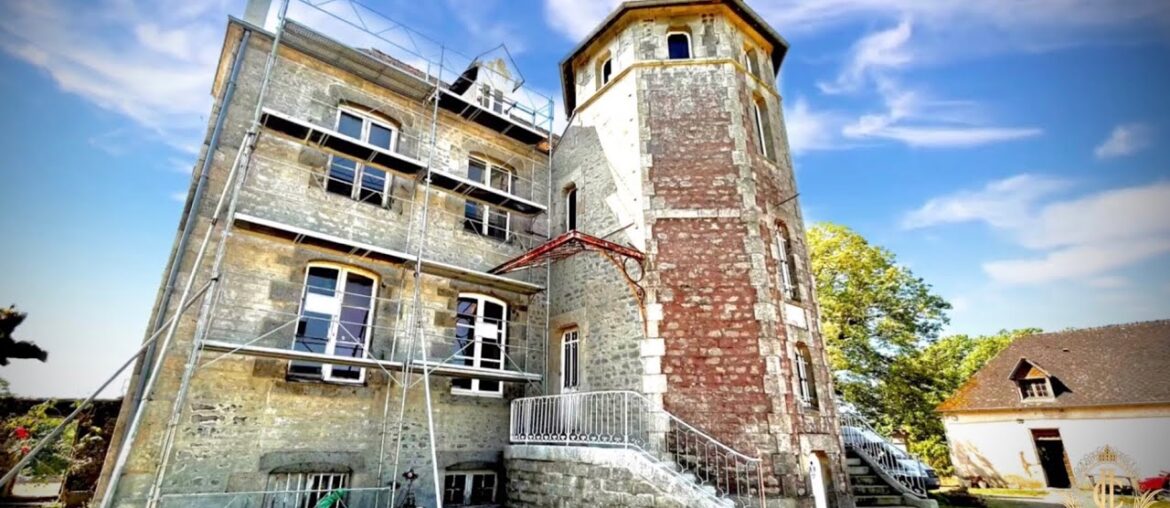 Restoring The ORIGINAL TOWER Entrance For The Chateau.