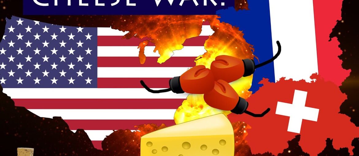 Why is there a legal battle over Gruyere between America, France, and Switzerland?