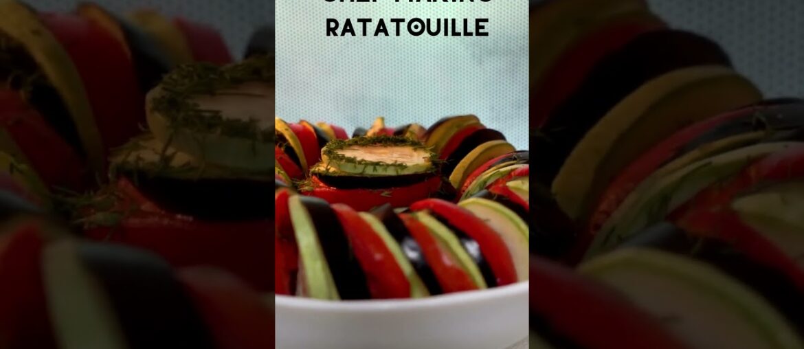 Chef Making Ratatouille Chef Making Ratatouille