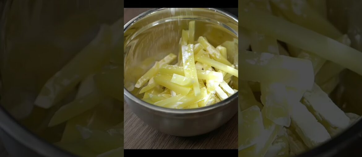 French Fries with Cascade Cheese and Meat Sauce This simple pleasure is at your fingertips#Potato