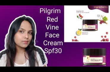 Pilgrim Red Wine Face cream spf30/3in1 Face cream