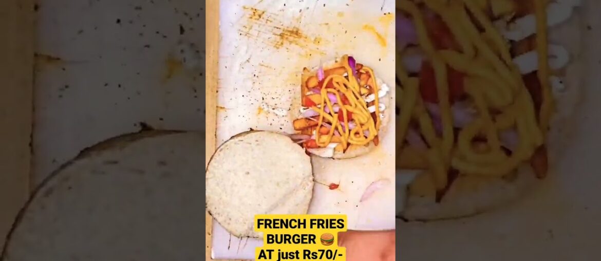 french fries burger#cooking #explore #food #recipe #viral #viralshort #foodie #youtubeshorts #short