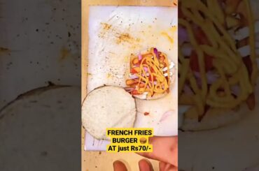 french fries burger#cooking #explore #food #recipe #viral #viralshort #foodie #youtubeshorts #short