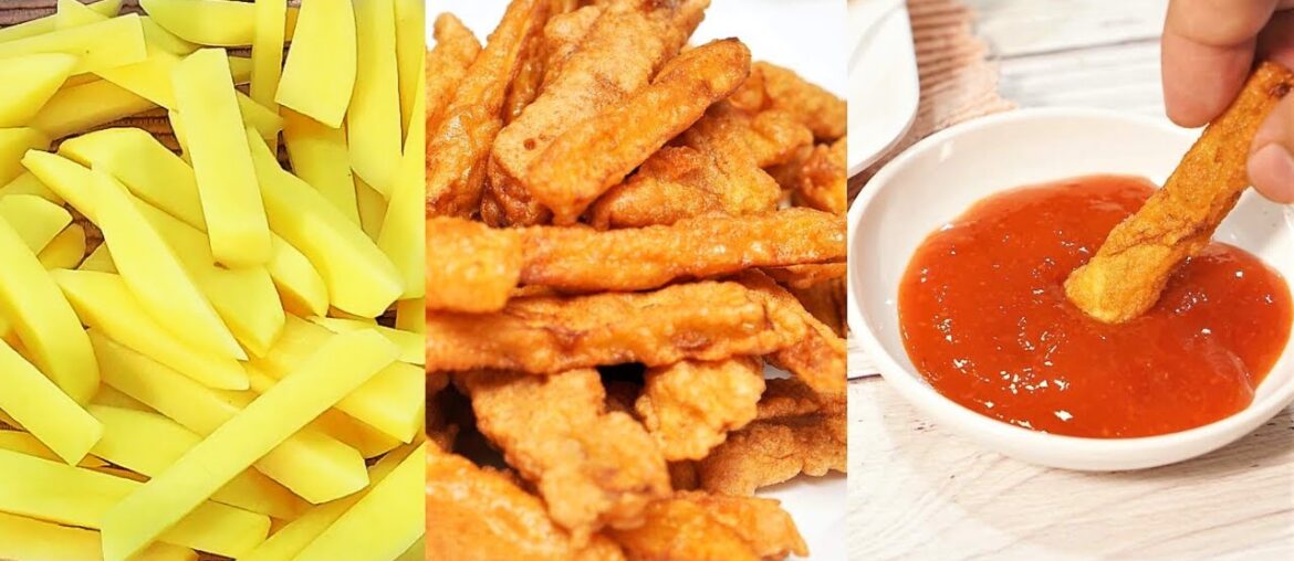 Crispy Homemade French Fry Recipe | So Tasty | 5 Minutes Recipe Crispy Homemade French Fry Recipe | So Tasty | 5 Minutes Recipe