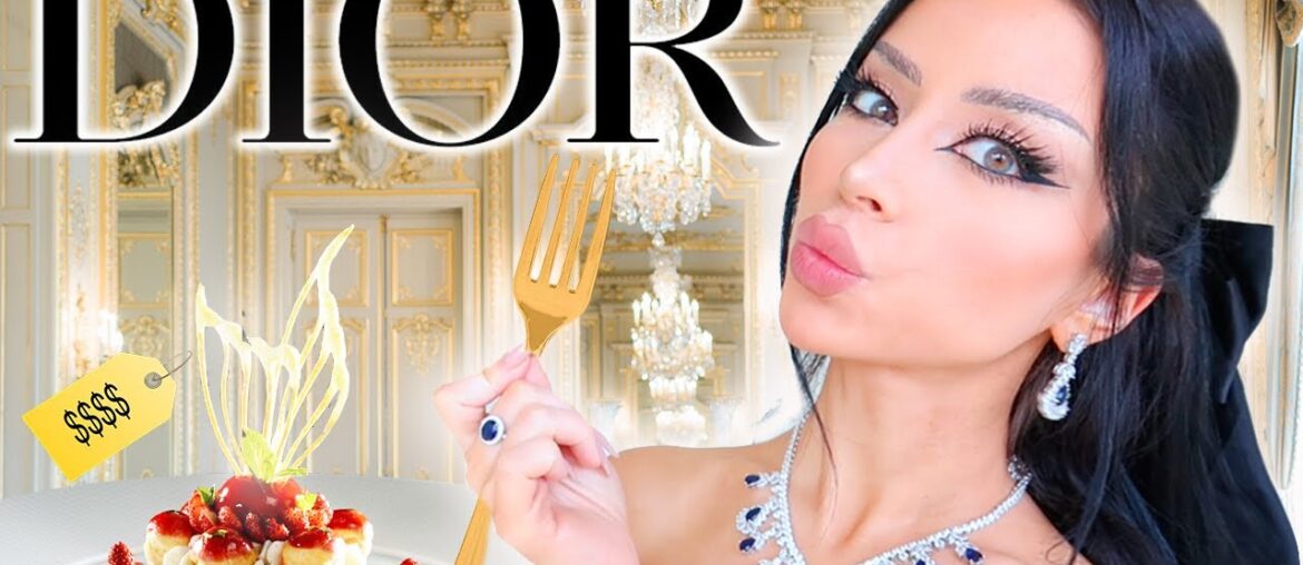 Eating at the Dior Restaurant in Paris!