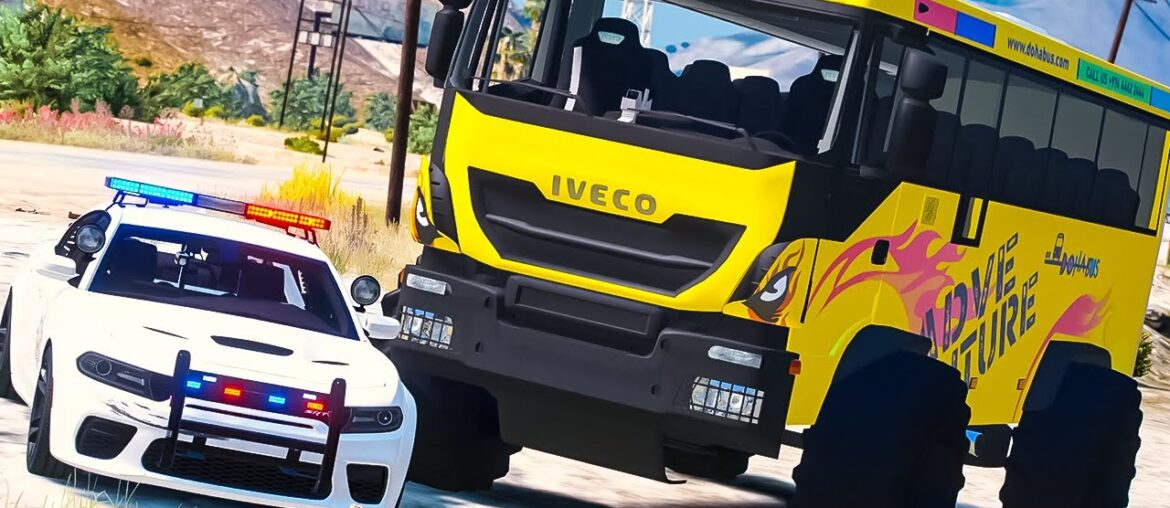 Cops Love My Off Road Bus | GTA 5 RP Cops Love My Off Road Bus | GTA 5 RP