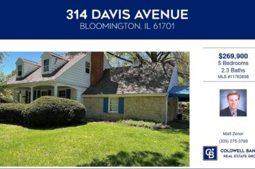 314 Davis Avenue Bloomington Illinois Homes for Sale | www.coldwellhomes.com
