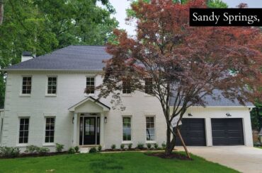 STUNNING RENOVATED  HOME FOR SALE IN SANDY SPRINGS, GEORGIA - 4 Bedrooms - 3.5 Bathrooms