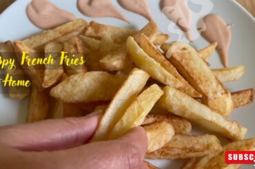 Quick Recipe to Make Crispy French Fries With Sauce at Home