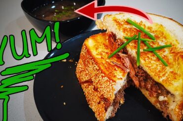 Crunchy French Dip Sandwiches with Slow Cooked Beef made EASY