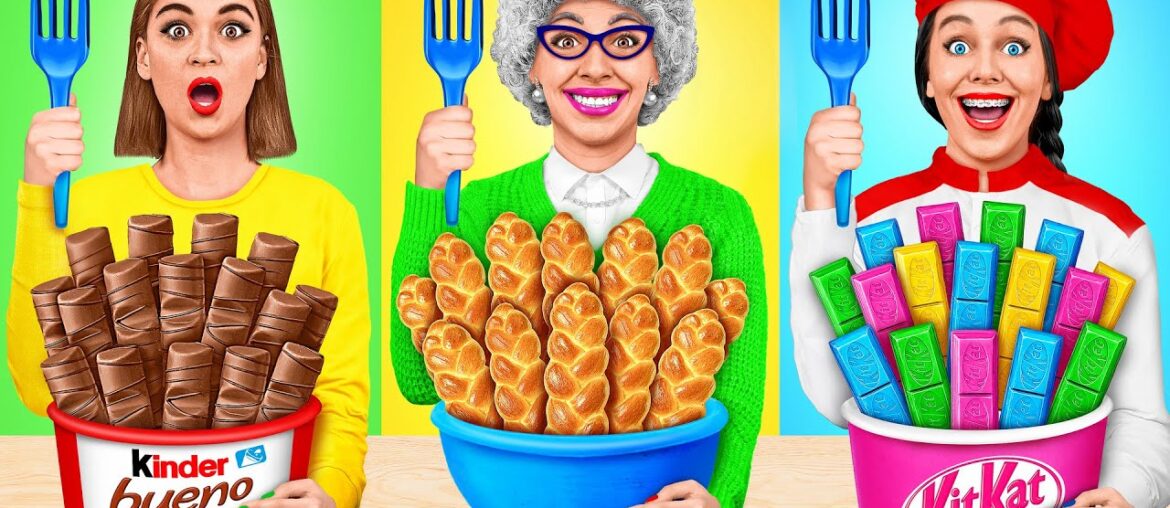 Me vs Grandma Cooking Challenge | Crazy Challenge by TeenDO Challenge