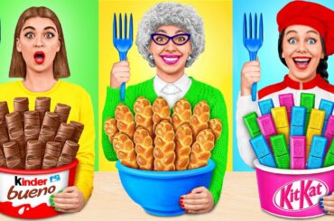 Me vs Grandma Cooking Challenge | Crazy Challenge by TeenDO Challenge