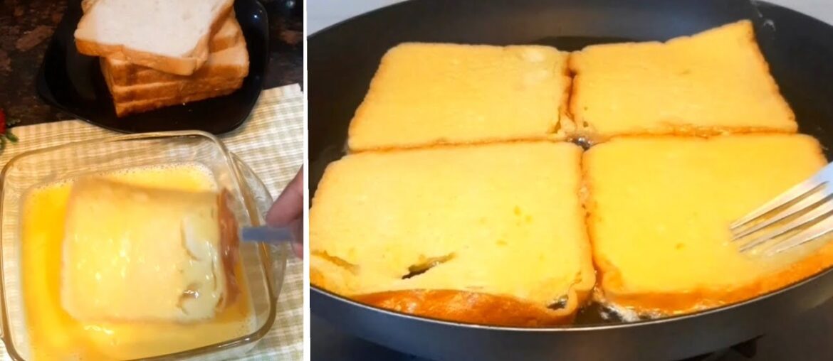 How to make French toast recipe / Easy and Cheap for breakfast Recipe by Huma Food Secrets