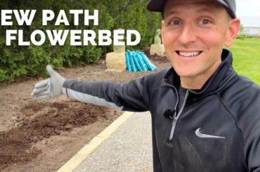 Installing a New Stone Walkway + Amending the Soil for a New Flowerbed | Gardening with Wyse Guide