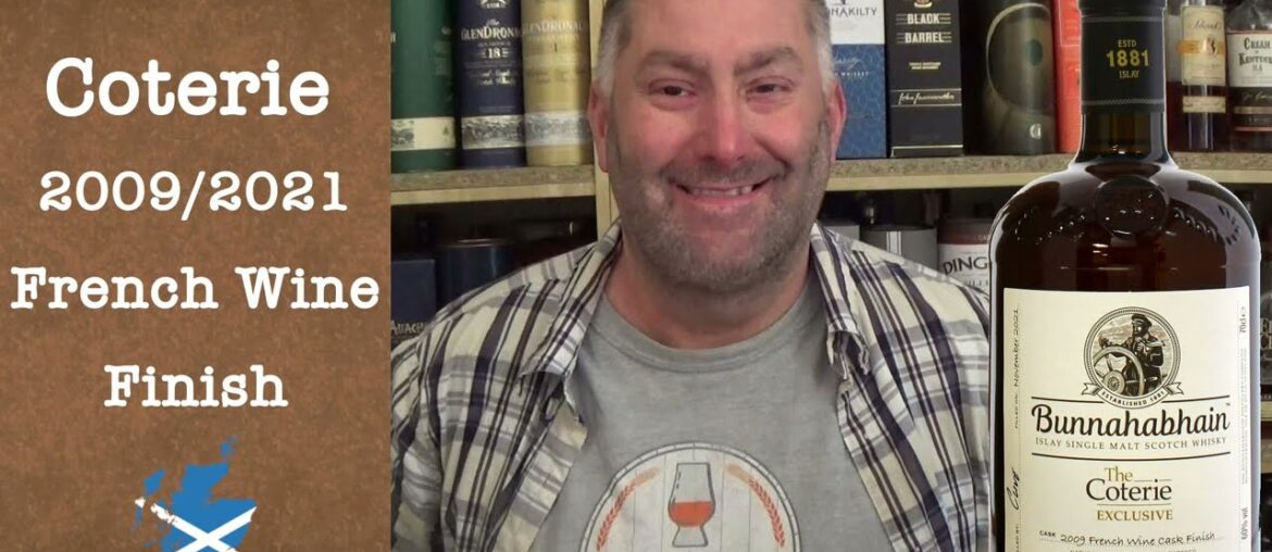 Bunnahabhain Coterie Exclusive 2009/2021 French Wine Finish Islay Single Malt Reviewy by WhiskyJason