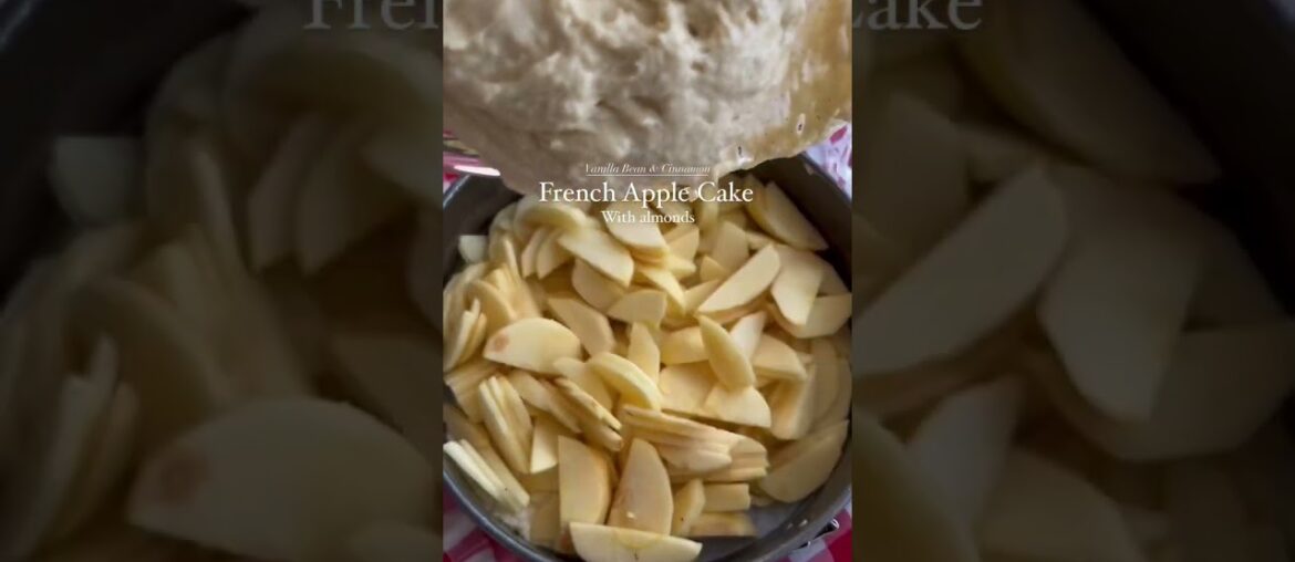 French Apple Cake #shorts