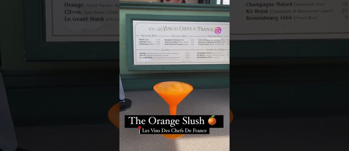 My Vibe in the French Pavilion in EPCOT #waltdisneyworld #disneydining #disneycocktails