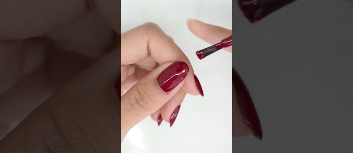 Because it's Nationa lRed Wine NAILS #shorts Because it's Nationa lRed Wine NAILS #shorts