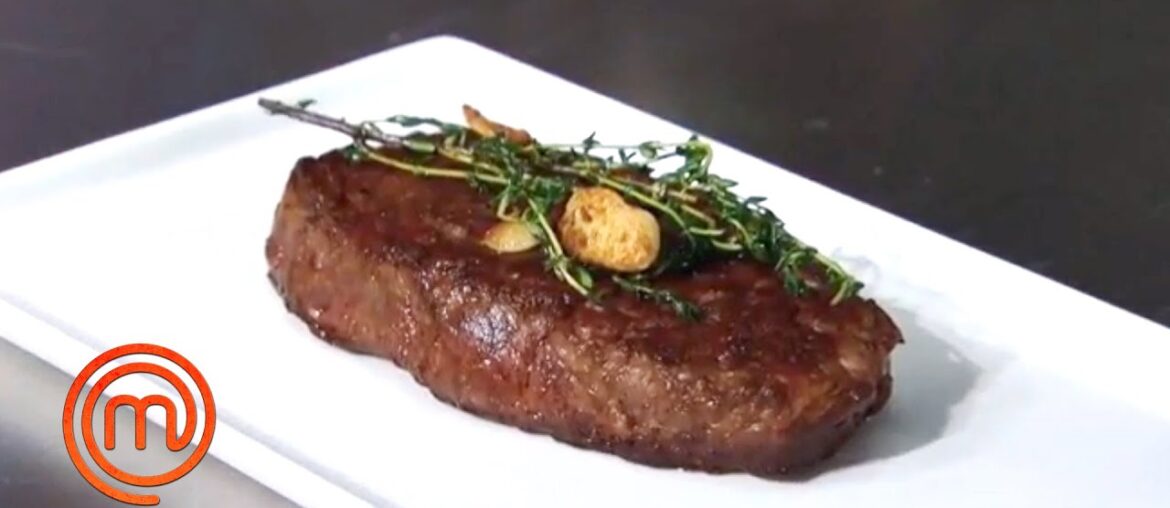 Cooking a Perfect Medium Rare Steak in 15 Minutes! | MasterChef Canada | MasterChef World