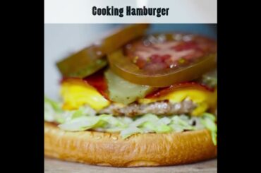 Cooking hamburgers