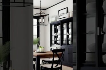 Farmhouse dining room decor and french doors #shorts#slides#farmhouse