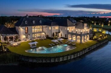 An amazing 2-story French Country style mansion in Southwest Ranches for $28,500,000