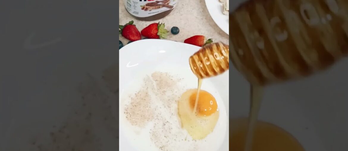 Quick and Delicious 5 Mins Breakfast Recipe | Nutella Stuffed French Toast #ytshorts #youtubeshorts