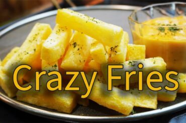 Crispy French fries with Garlic Butter | Potato Recipes, royal fries