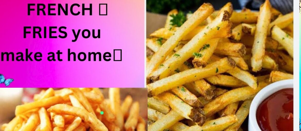 French Fries Recipe - Homemade crispy French Fries Recipe #frenchfriesrecipeathome #French fries